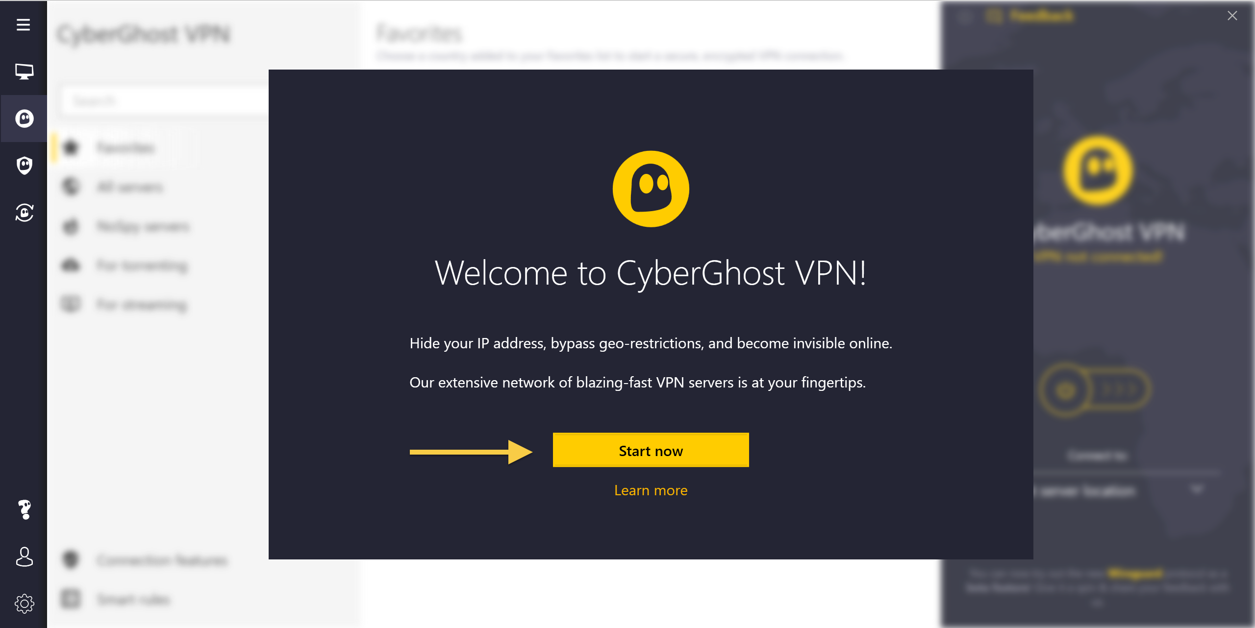 cyberghost google chrome for more countries