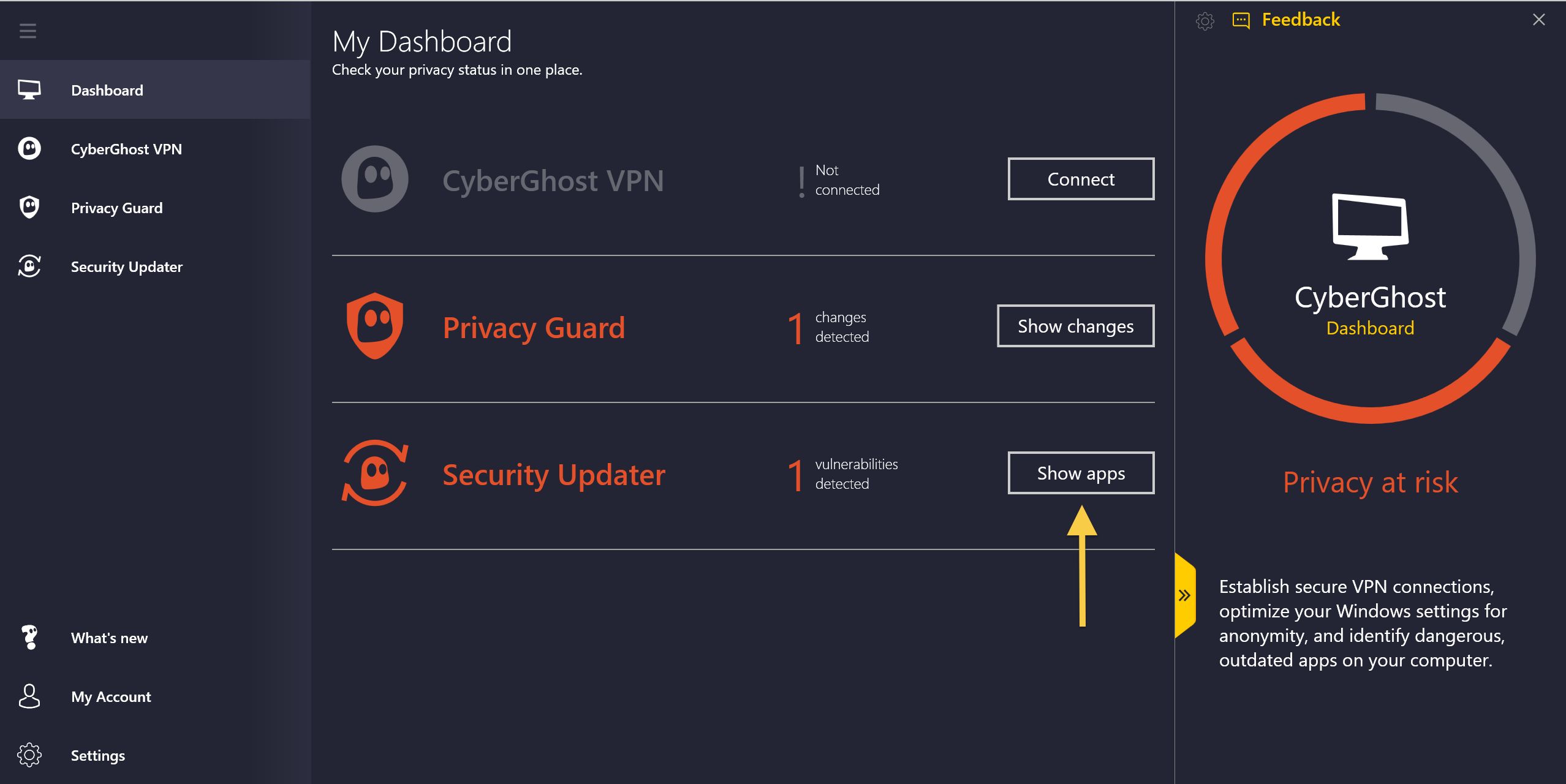 cyberghost secure vpn for windows 10